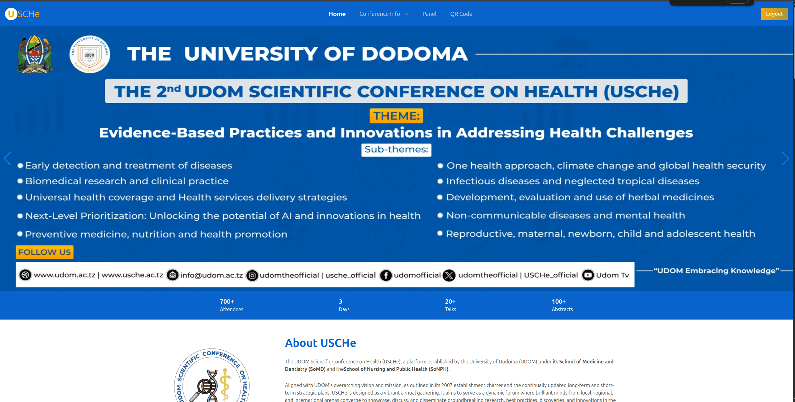 UDOM Scientific Conference on Health (USCHe)